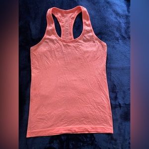 Lululemon coral-pink racerback size 6
